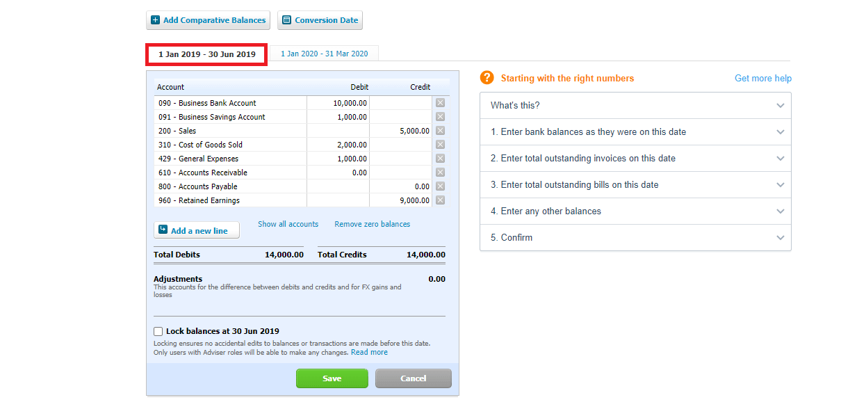 How To Set Up Xero Conversion Balances What A Figure Accounting